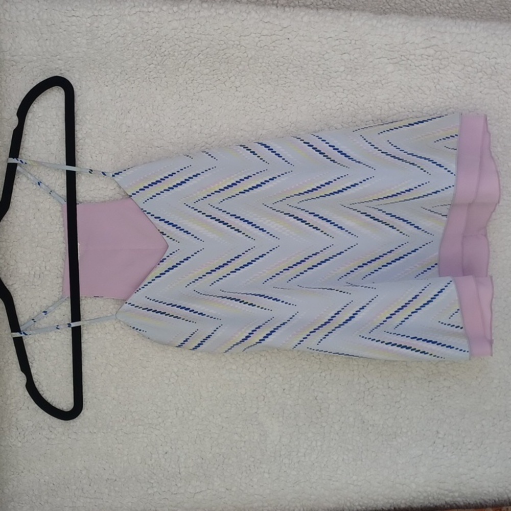 Pastel sleeveless blouse